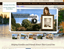 Tablet Screenshot of chateaugayfuneralhome.com